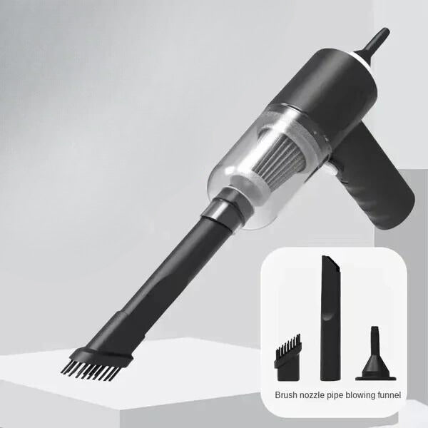 Multifunctional portable vacuum cleaner for car and home.