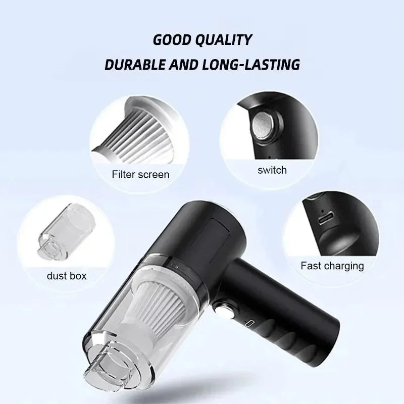 Portable Small Vacuum Cleaner for Multi Purpose Vehicles Small Household Pump Handheld Car Vacuum Cleaner